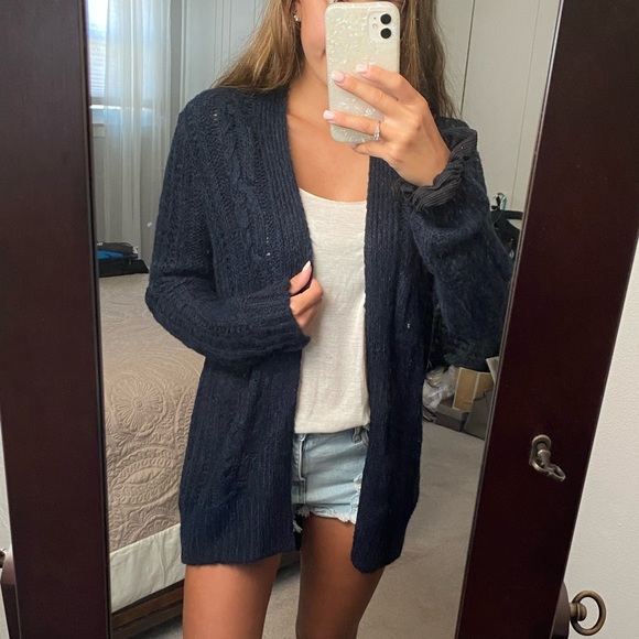 Hollister Sweaters - NWT Hollister Blue Sweater Cardigan